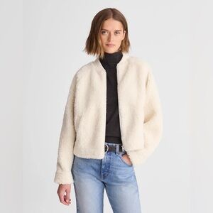 NWT: Madewell Bomber Jacket in Sherpa